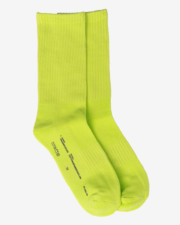 Training Crew Socks (Volt Green)