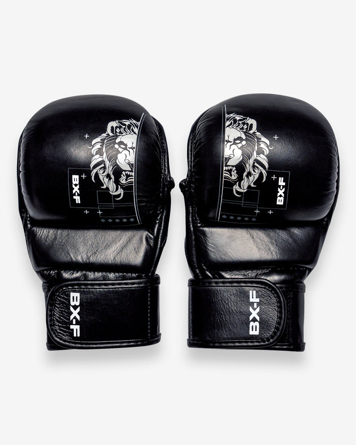 Cagework 6oz MMA Gloves Lion (Black)