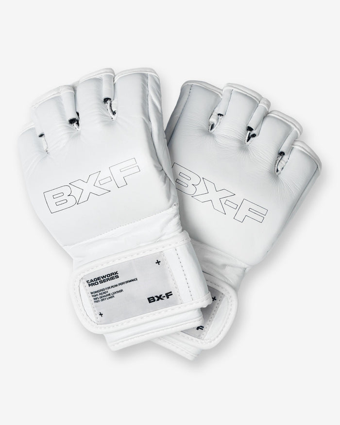 Cagework Pro Series 4oz MMA Gloves (White)